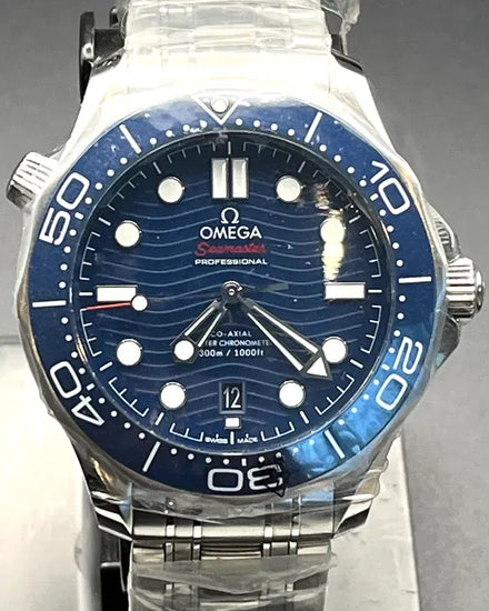 2025 Omega Seamaster Diver 300M 42MM Blue Dial Steel Bracelet (210.30.42.20.03.001)