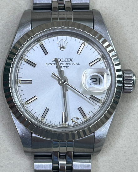 Rolex Lady-Datejust 26MM Silver Dial Jubilee Bracelet (69174)