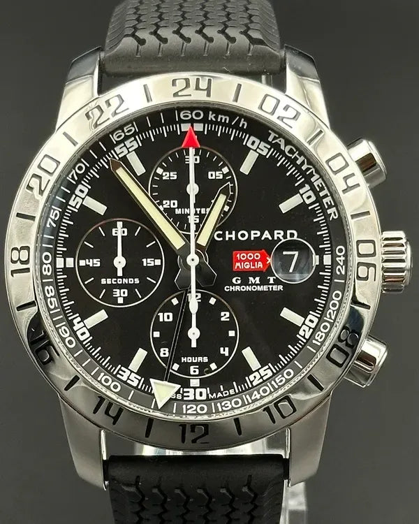 2025 Chopard Mille Miglia 42MM Black Dial Rubber Strap (8954)