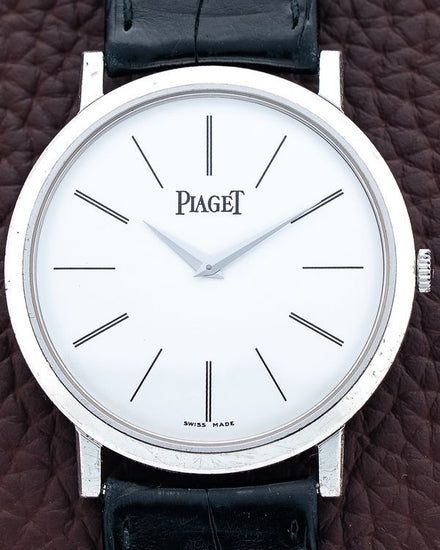 Piaget Altiplano 38MM White Dial Leather Strap (G0A29112)