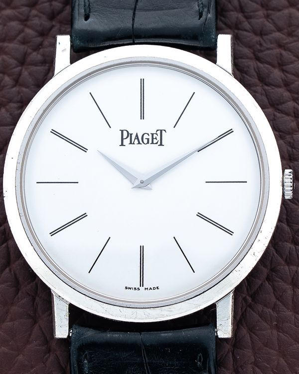 Piaget Altiplano 38MM White Dial Leather Strap (G0A29112)