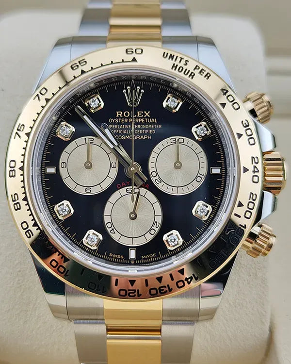 2025 Rolex Cosmograph Daytona 40MM Black Dial Two-Tone Oyster Bracelet (126503)