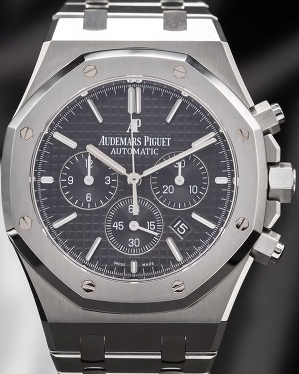 2015 Audemars Piguet Royal Oak Chronograph 41MM Black Dial Steel Bracelet (26320ST)