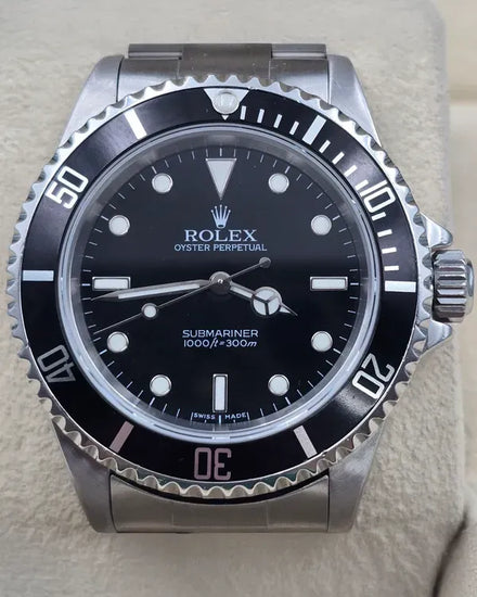Rolex Submariner No-Date 40MM Black Dial Oyster Bracelet (14060M)