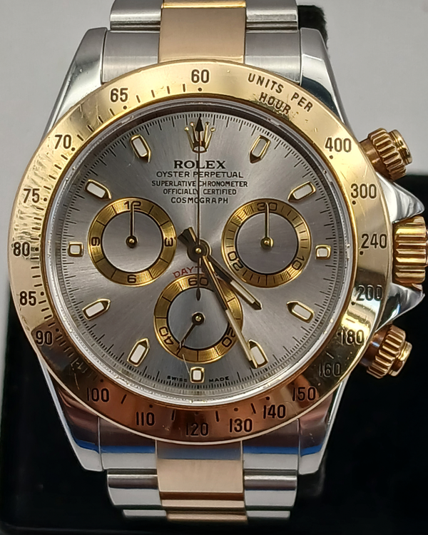 Rolex Cosmograph Daytona 40MM Grey Dial Two-Tone Bracelet (116523)