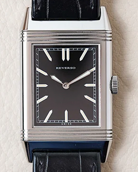 2017 Jaeger-LeCoultre Reverso Grande Ultra-Thin "Tribute to 1931" 46MM Black Dial Leather Strap (Q2788570)