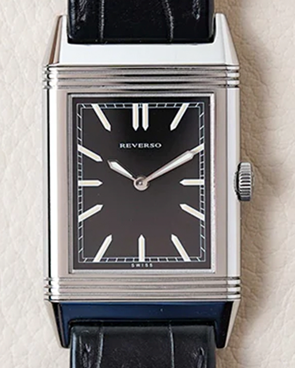 2017 Jaeger-LeCoultre Reverso Grande Ultra-Thin "Tribute to 1931" 46MM Black Dial Leather Strap (Q2788570)