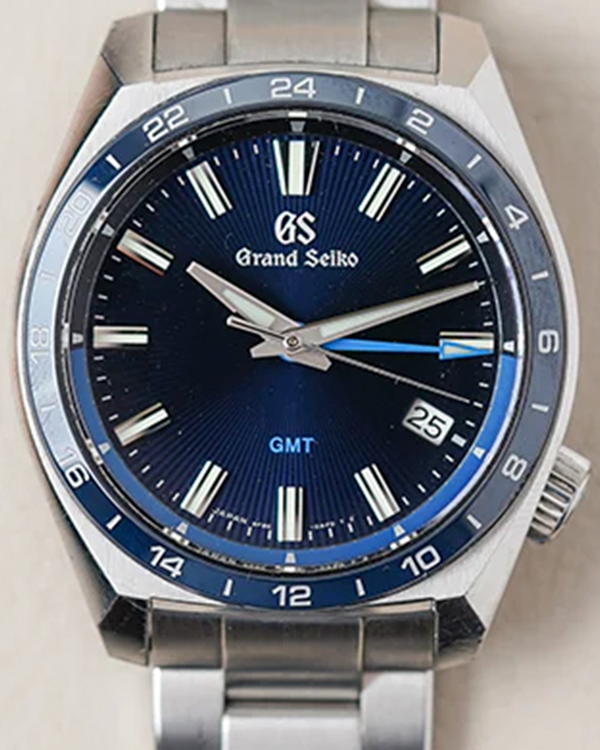 2021 Grand Seiko Sport GMT 40MM Quartz Blue Dial Steel Bracelet (SBGN021)