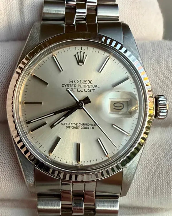 Rolex Datejust 36MM Silver Dial Jubilee Bracelet (16014)