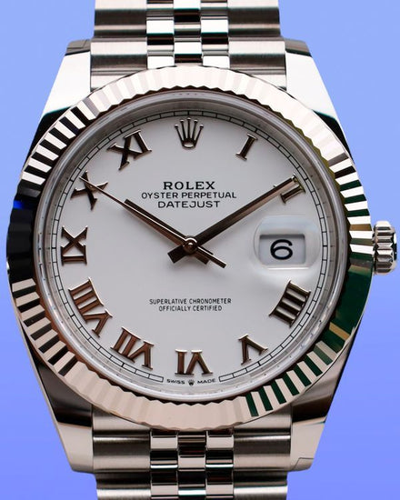 2025 Rolex Datejust 41MM White Dial Jubilee Bracelet (126334)