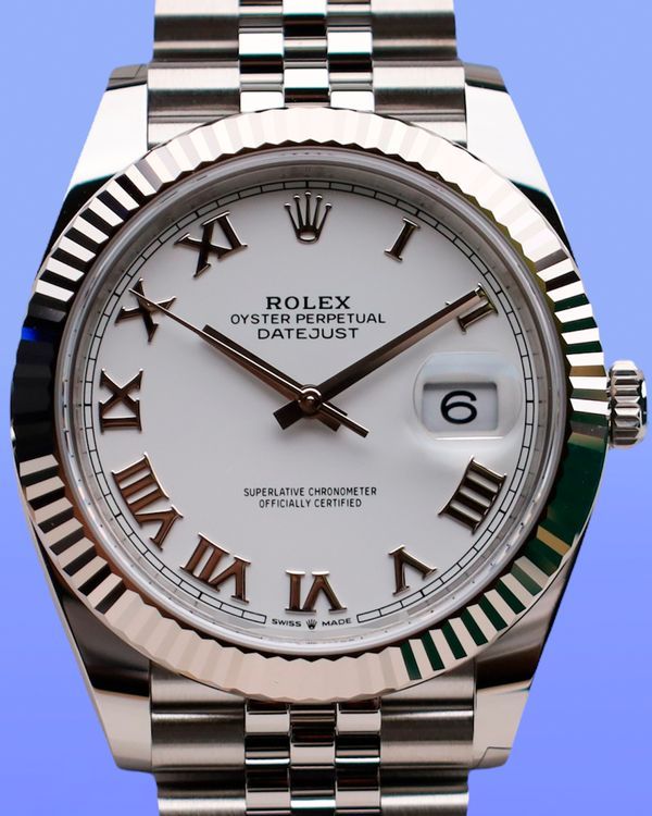 2025 Rolex Datejust 41MM White Dial Jubilee Bracelet (126334)