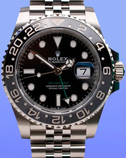 2025 Rolex GMT-Master II "Bruce Wayne" 40MM Black Dial Jubilee Bracelet (126710GRNR)
