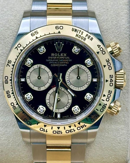 2024 Rolex Cosmograph Daytona 40MM Black Dial Two-Tone Oyster Bracelet (126503)