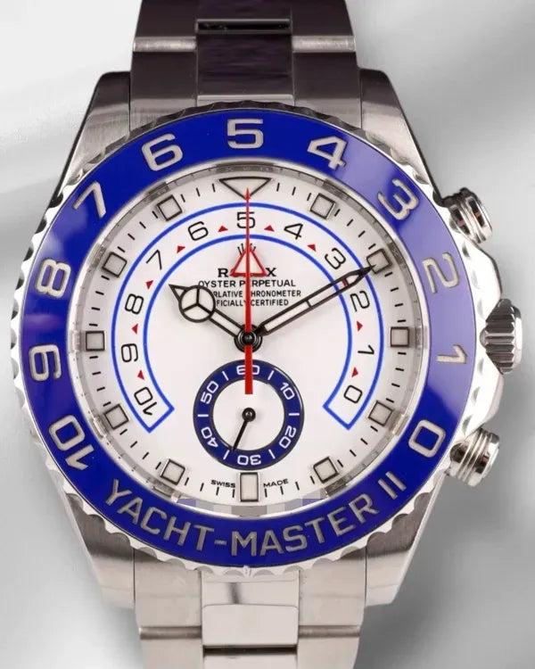 Rolex Yacht-Master II 44MM White Dial Oyster Bracelet (116680)