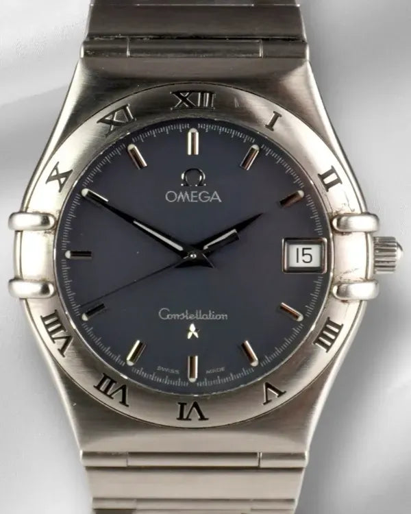 Omega Constellation 33.5MM Quartz Grey Dial Steel Bracelet (1512.40.00)