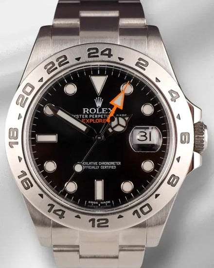 Rolex Explorer II 42MM Black Dial Oyster Bracelet (216570)