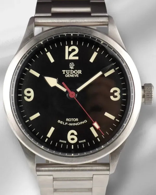 Tudor Heritage Ranger 41MM Black Dial Steel Bracelet (79910)