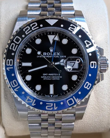 2020 Rolex GMT-Master II "Batgirl" 40MM Black Dial Jubilee Bracelet (126710BLNR)