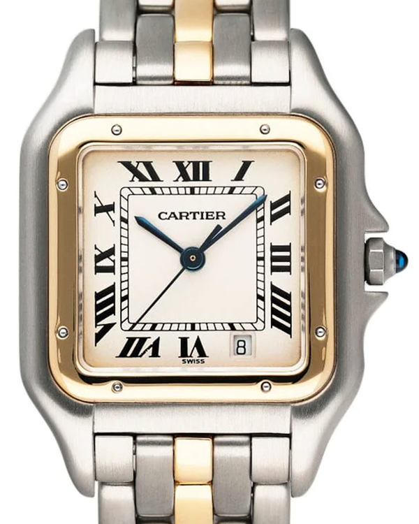Cartier Panthère De Cartier 27MM Quartz White Dial Two-Tone Bracelet (83949)