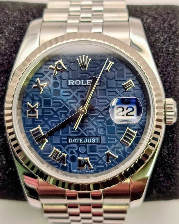 Rolex Datejust 36MM Blue "Jubilee" Dial Jubilee Bracelet (116234)
