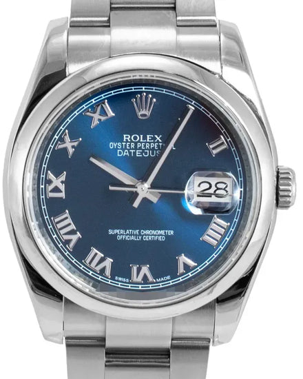 Rolex Datejust 36MM Blue Dial Oyster Bracelet (116200)