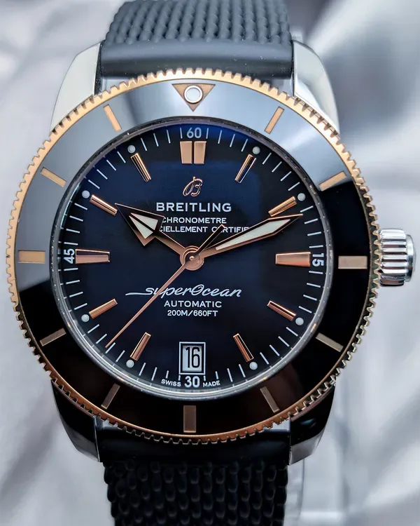 Breitling Superocean Heritage B20 S.E. 42MM Black Dial Rubber Strap (UB2010)