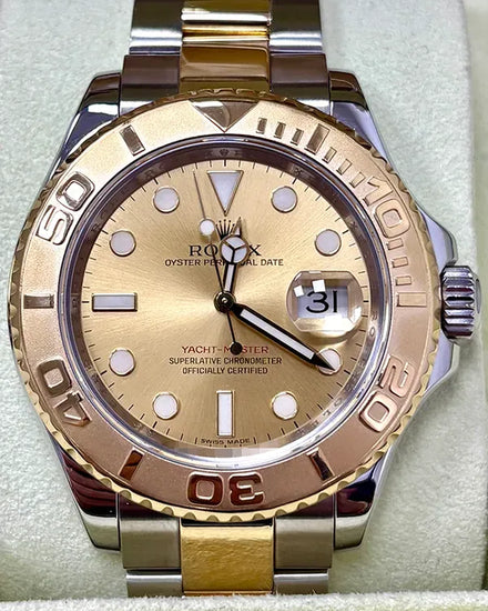 Rolex Yacht-Master 40MM Champagne Dial Two-Tone Oyster Bracelet (16623)