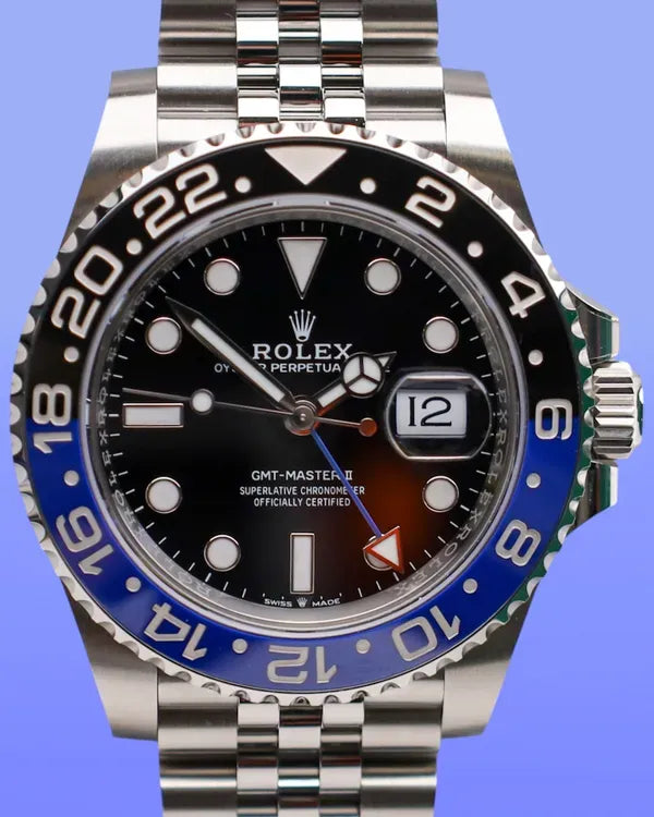 2025 Rolex GMT-Master II "Batgirl" 40MM Black Dial Jubilee Bracelet (126710BLNR)
