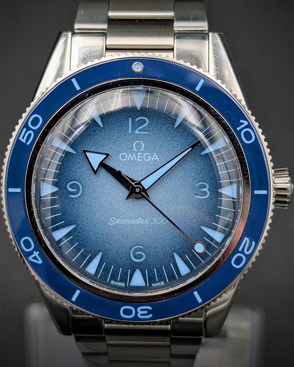 2024 Omega Seamaster Diver 300M "Summer Blue" 41MM Blue Dial Steel Bracelet (234.30.41.21.03.002)