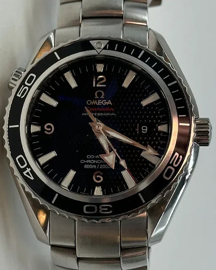No Reserve - 2008 Omega Seamaster Planet Ocean 007 Quantum Of Solace L.E. 45.5MM Black Dial Steel Bracelet (222.30.46.20.01.001)