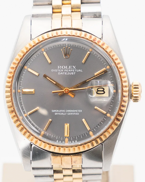Rolex Datejust 36MM Grey "Sigma" Dial Two-Tone Jubilee Bracelet (1601)