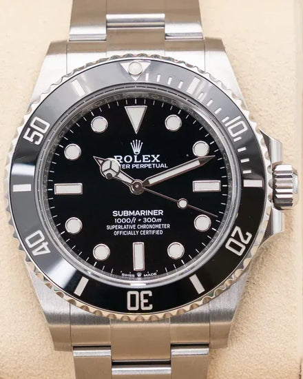 2023 Rolex Submariner No-Date 41MM Black Dial Oyster Bracelet (124060)