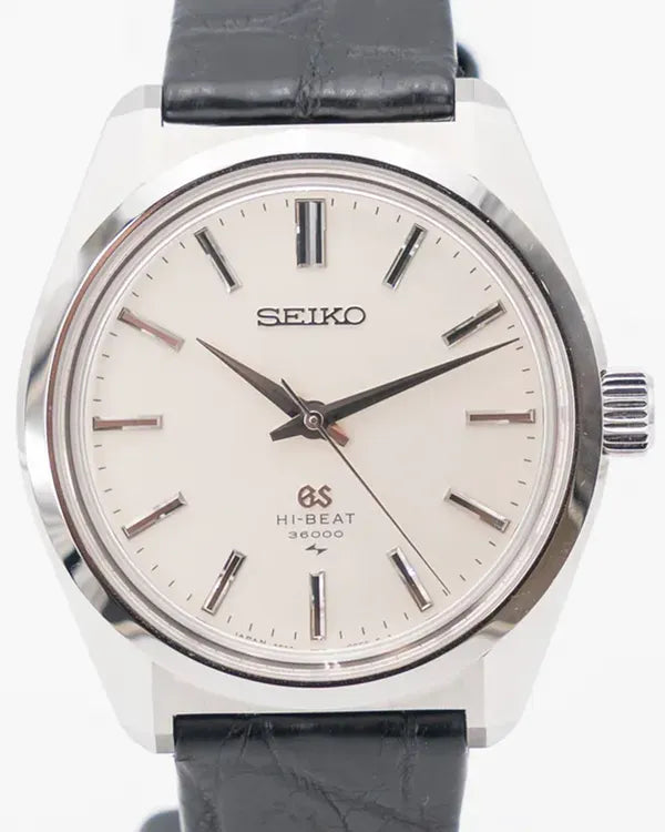 2024 Grand Seiko Hi-Beat 38.8MM Ivory Dial Leather Strap (SLGW005G)