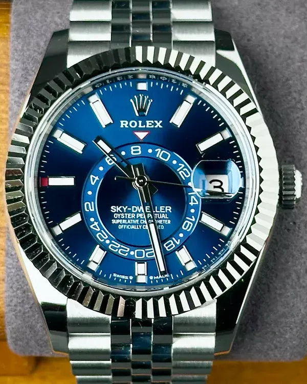 2025 Rolex Sky-Dweller 42MM Blue Dial Jubilee Bracelet (336934)