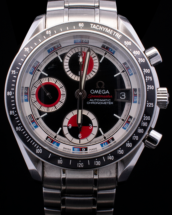 2008 Omega Speedmaster Date 40MM Black Dial Steel Bracelet (3210.52.00)