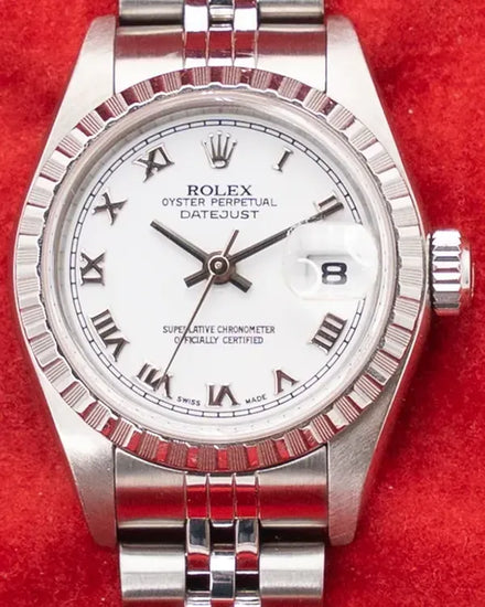 2006 Rolex Oyster Perpetual Lady Date 26MM White Dial Jubilee Bracelet (79240)
