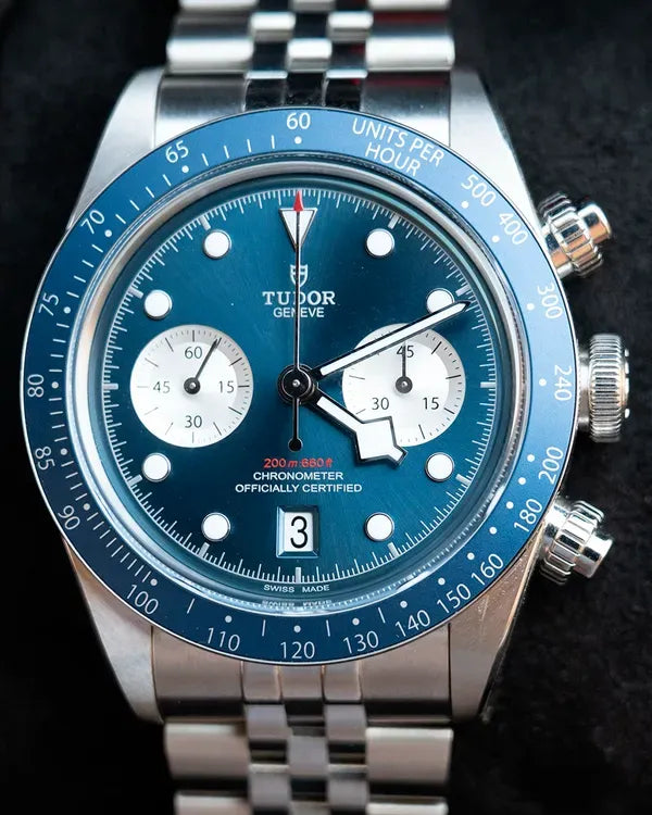 2025 Tudor Black Bay Chrono 41MM Blue Dial Steel Bracelet (79360B)