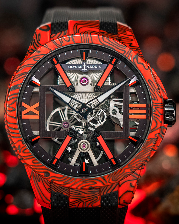 2021 Ulysse Nardin Blast Skeleton X Magma 42MM Skeleton Dial Rubber Strap (3713-260/MAGMA)