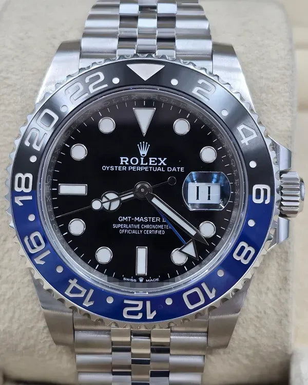 2021 Rolex GMT-Master II "Batgirl" 40MM Black Dial Jubilee Bracelet (126710BLNR)