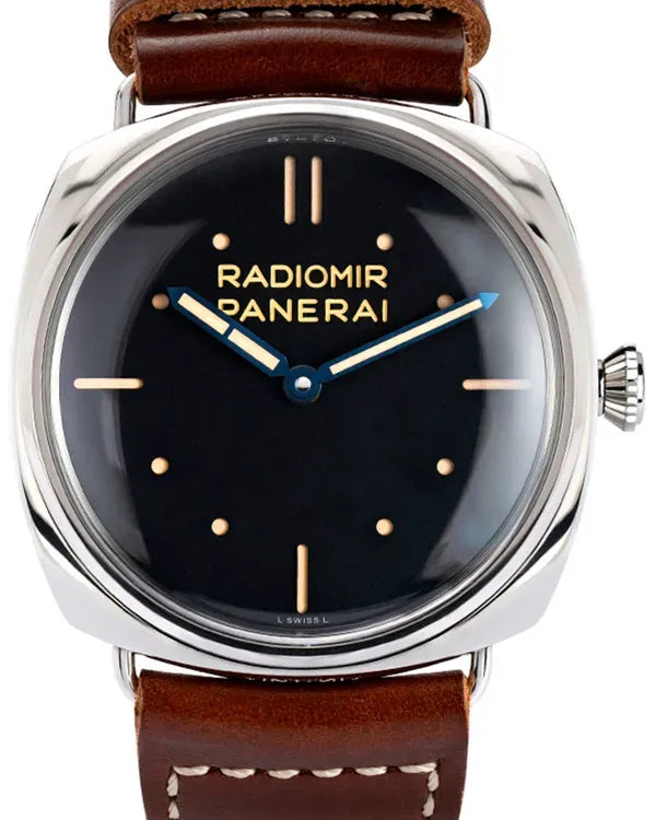2013 Panerai Radiomir SLC 3 Days 47MM Black Dial Leather Strap (PAM00449)