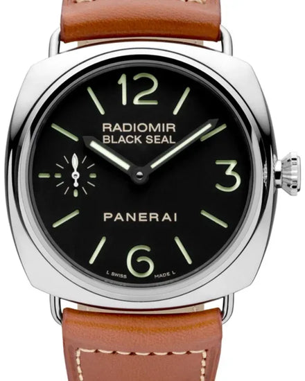 2006 Panerai Radiomir Black Seal 45MM Black Dial Leather Strap (PAM00183)
