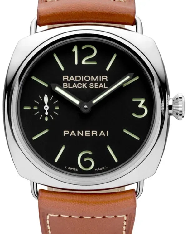 2006 Panerai Radiomir Black Seal 45MM Black Dial Leather Strap (PAM00183)