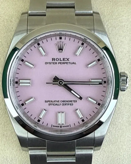 2025 Rolex Oyster Perpetual 36MM Pink Dial Oyster Bracelet (126000)