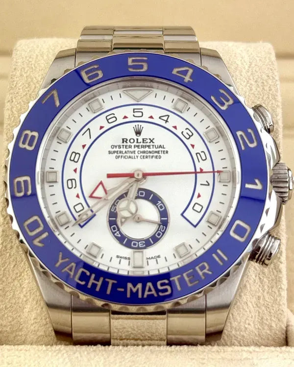 2019 Rolex Yacht-Master II 44MM White Dial Oyster Bracelet (116680)