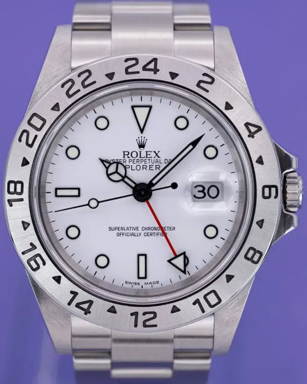 2007 Rolex Explorer II "Polar" 40MM White Dial Oyster Bracelet (16570)