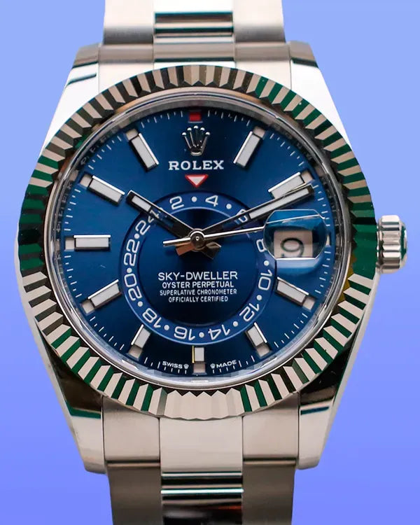 2025 Rolex Sky-Dweller 42MM Blue Dial Oyster Bracelet (336934)