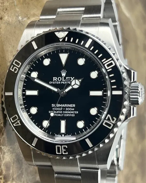 2022 Rolex Submariner No-Date 41MM Black Dial Oyster Bracelet (124060)