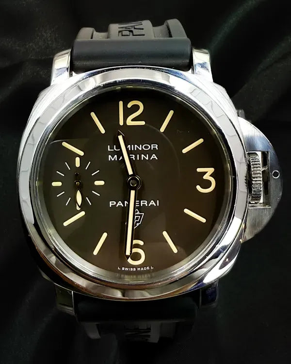 No Reserve - 2019 Panerai Luminor Marina 44MM Brown Dial Rubber Strap (PAM00632)