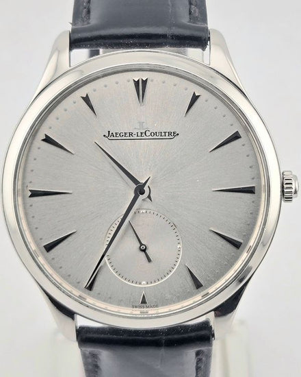 2019 Jaeger-LeCoultre Master Ultra Thin 38.5MM Silver Dial Leather Strap (171.8.90.S)
