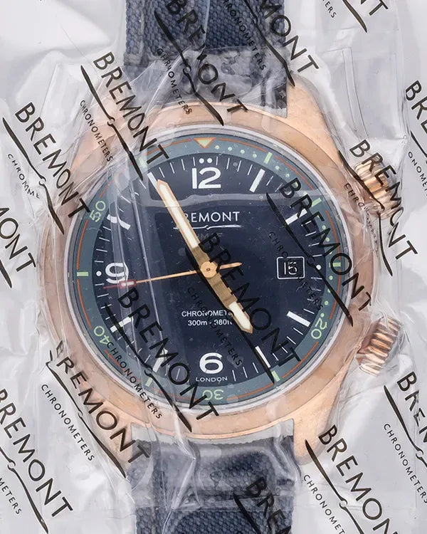 Bremont ALT1-B 42MM Blue Dial Textile Strap (ARGONAUT-BZ-SAR-R-S)